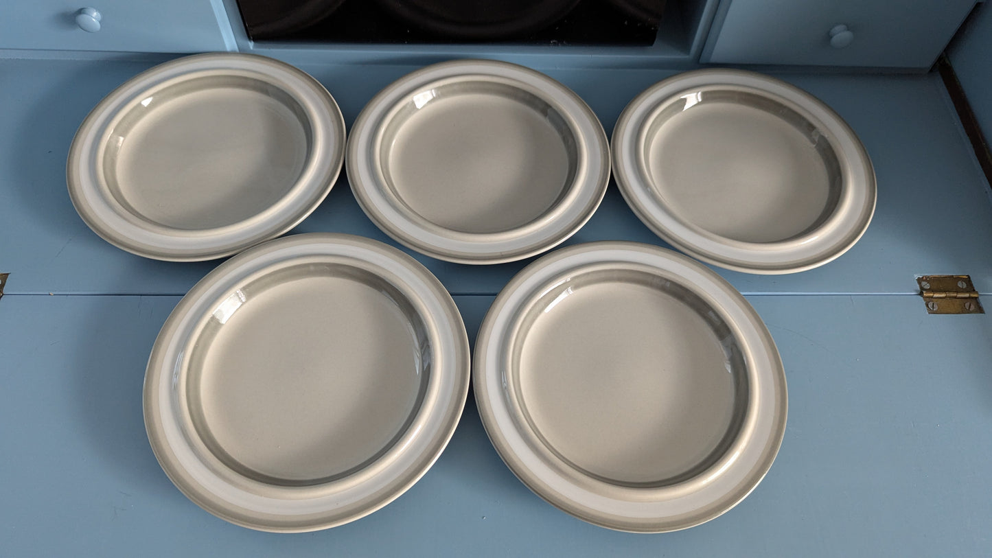 Arabia Salla Salaatti- / Alkuruokalautanen (5kpl, 1979-1983, Raija Uosikkinen)