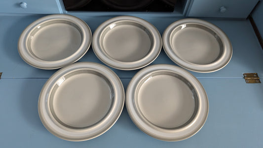 Arabia Salla Salaatti- / Alkuruokalautanen (5kpl, 1979-1983, Raija Uosikkinen)