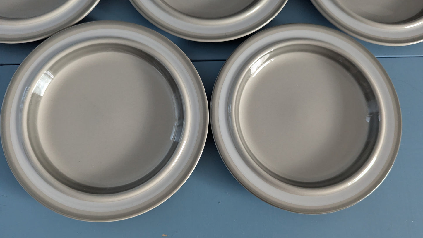 Arabia Salla Salaatti- / Alkuruokalautanen (5kpl, 1979-1983, Raija Uosikkinen)