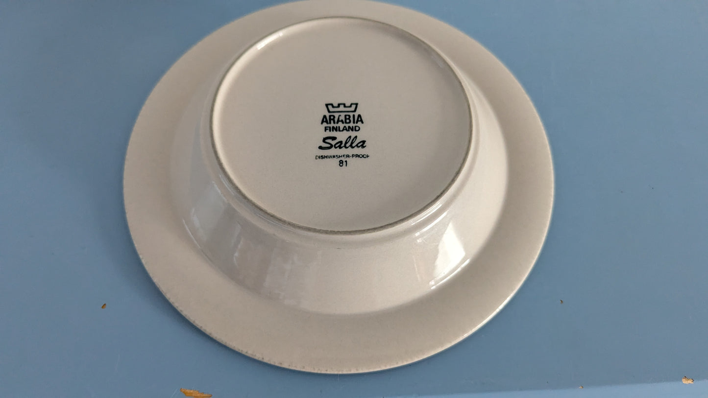 Arabia Salla Keittolautanen (5kpl, 1979-1983, Raija Uosikkinen)