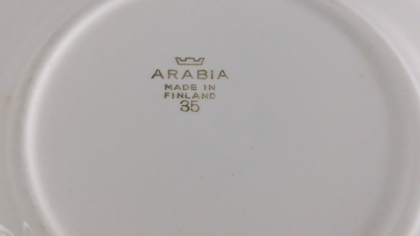 Arabia Hilkka-Liisa Leivoslautanen / Leipälautanen (11kpl, 1950-luku)