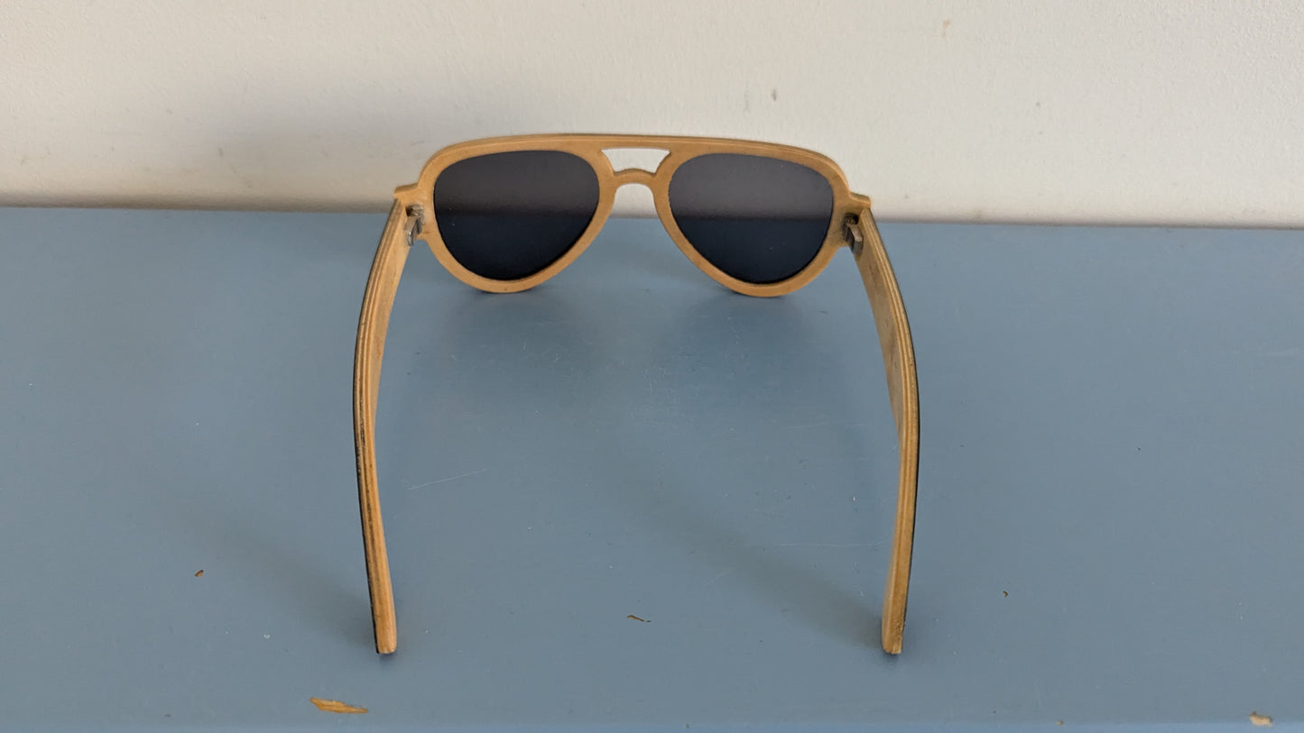 Shadeshares - Kipepeo Aurinkolasit (Valmistettu Koivusta, Lyhyempi Sanka)