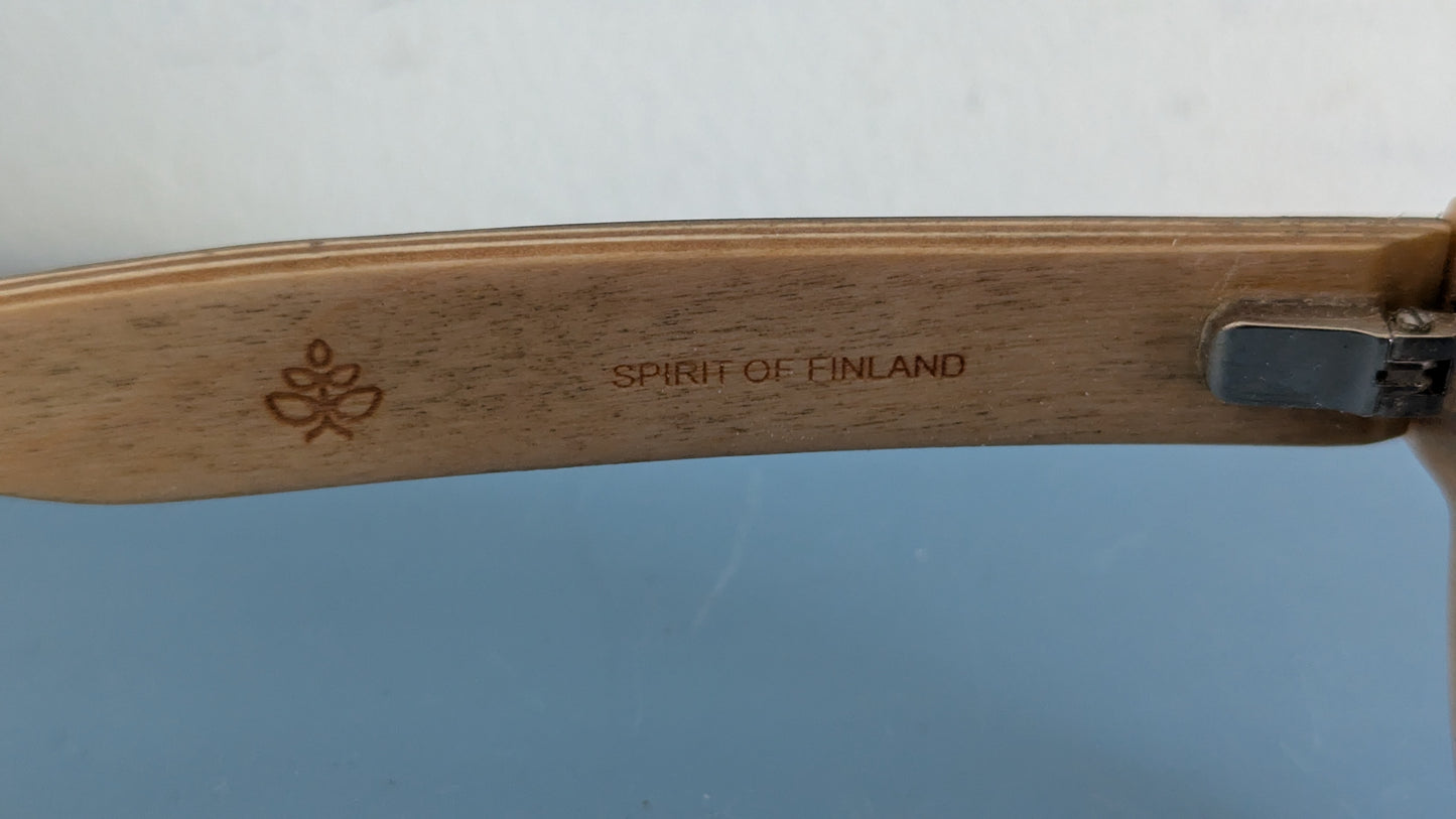 Shadeshares - Kipepeo Aurinkolasit (Valmistettu Koivusta, Pidempi Sanka)