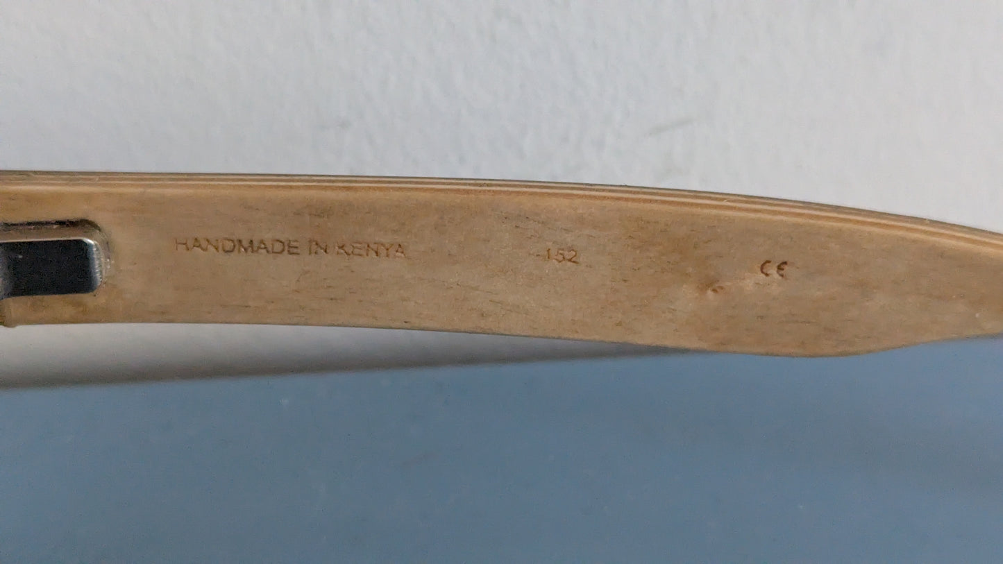 Shadeshares - Kipepeo Aurinkolasit (Valmistettu Koivusta, Pidempi Sanka)