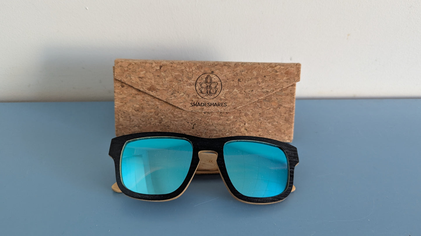 Shadeshares - Popo Aurinkolasit (Valmistettu Koivusta, Pidempi Sanka)