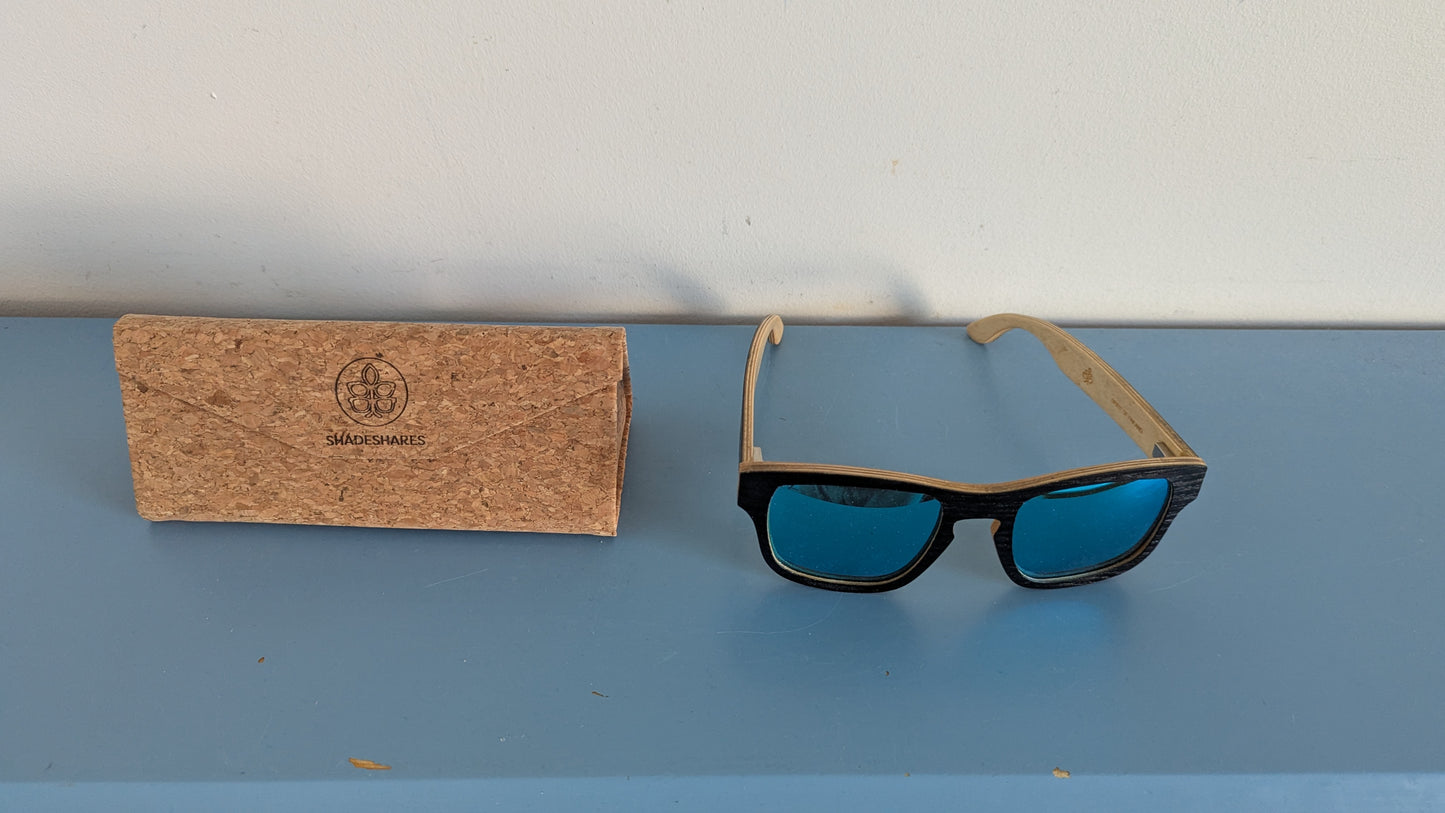 Shadeshares - Popo Aurinkolasit (Valmistettu Koivusta, Pidempi Sanka)