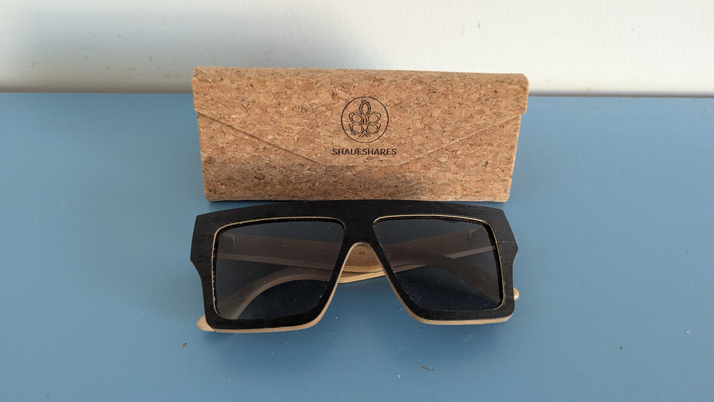 Shadeshares - Swara Aurinkolasit (Valmistettu Koivusta, Pidempi Sanka)