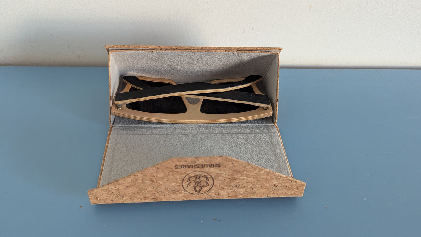 Shadeshares - Swara Aurinkolasit (Valmistettu Koivusta, Pidempi Sanka)