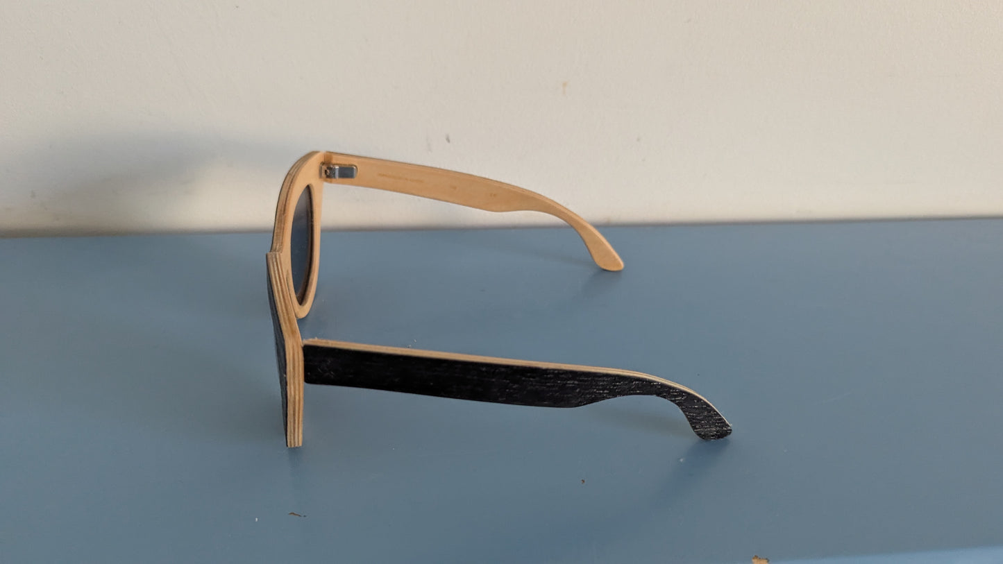 Shadeshares - Kiboko Aurinkolasit (Valmistettu Koivusta, Pidempi Sanka)