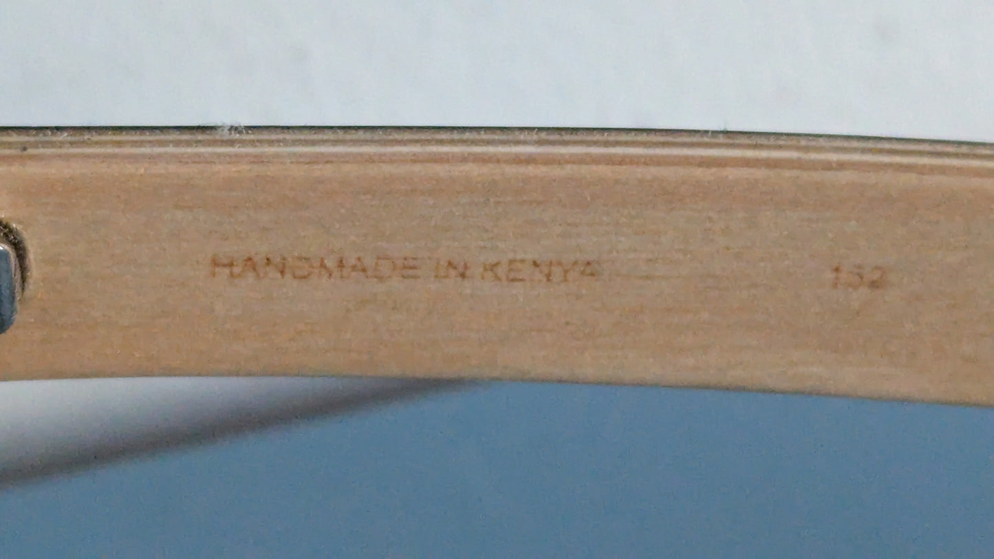 Shadeshares - Kiboko Aurinkolasit (Valmistettu Koivusta, Pidempi Sanka)