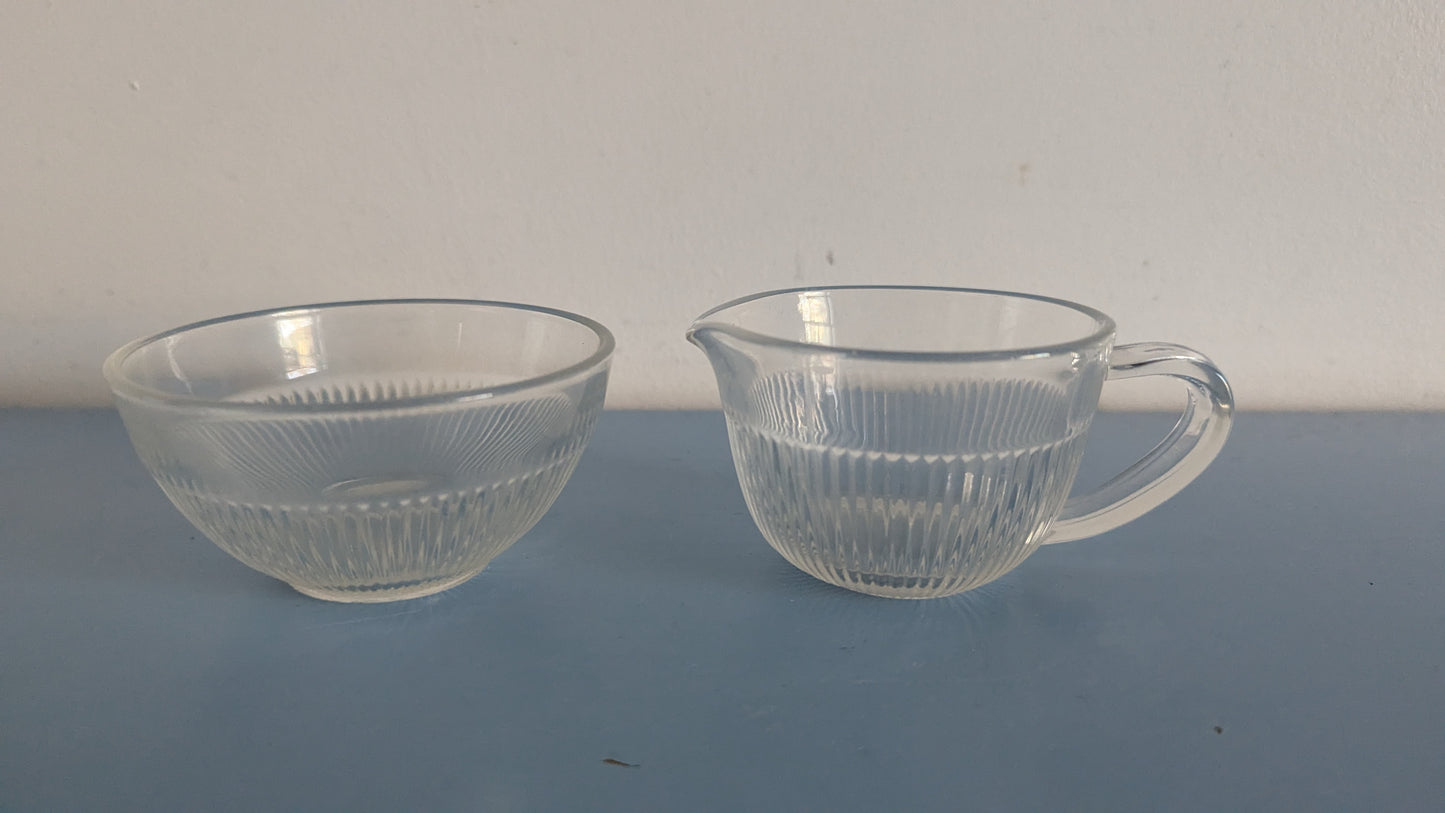 Riihimäen Lasi Viiru Sokerikko ja Kermakko (1957–1967, Nanny Still)