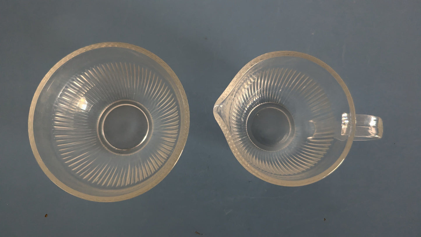 Riihimäen Lasi Viiru Sokerikko ja Kermakko (1957–1967, Nanny Still)