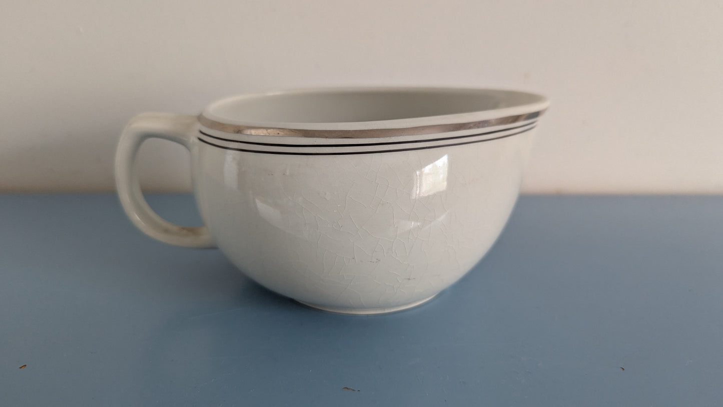 Arabia Platina Kastikekannu / Liemikulho (1957-1973, Raija Uosikkinen)