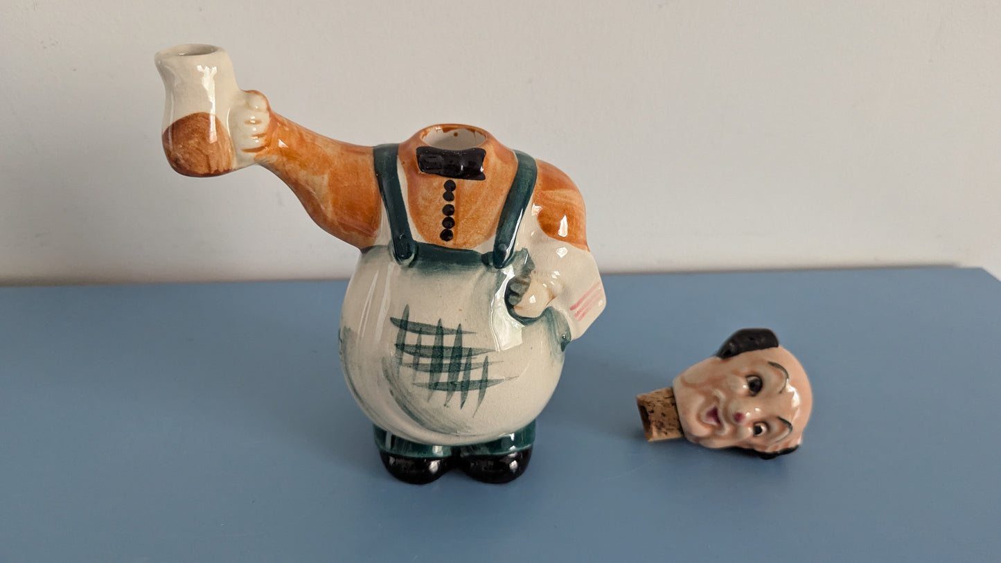 Japanilainen Baarimikko Karahvi + 6kpl Snapsilaseja (1950-1960-luku)