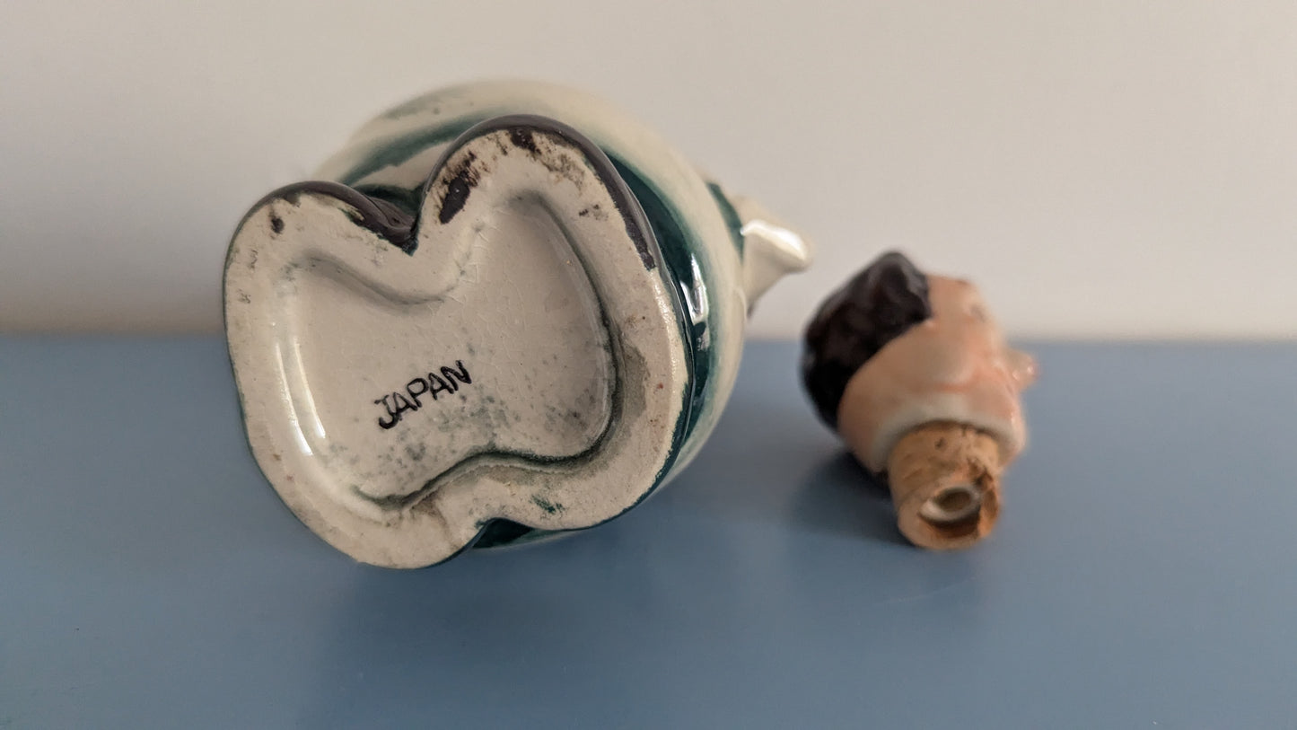 Japanilainen Baarimikko Karahvi + 6kpl Snapsilaseja (1950-1960-luku)