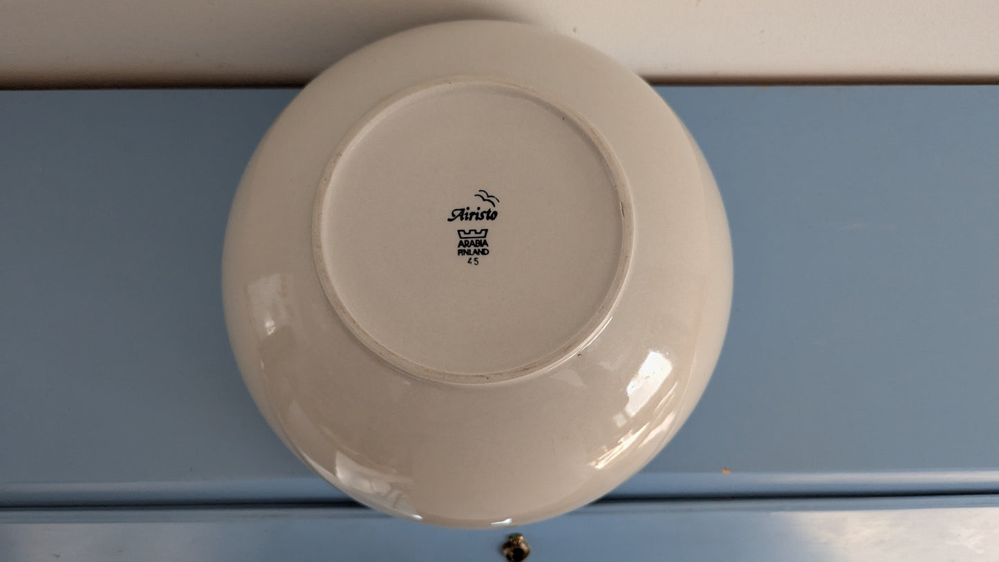Arabia Airisto Tarjoilukulho / Kulho (ISO, 1984-1988, Inkeri Leivo)