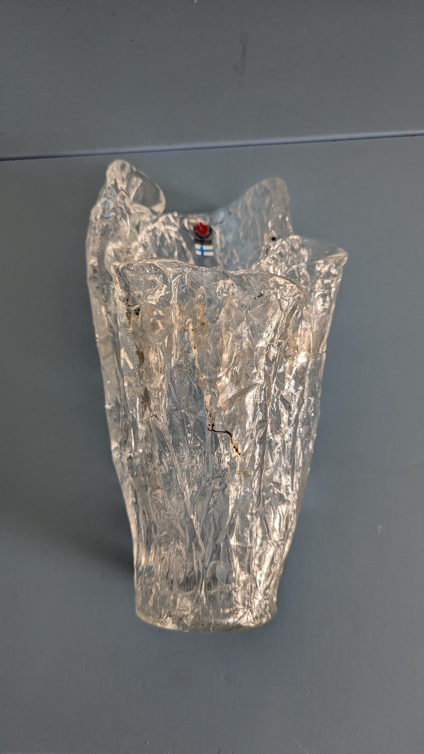 Taidelasisepät Oy - Maljakko (Valmistajan Tarralla)