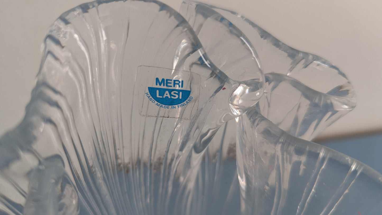 Merilasi Oy - Maljakko (Valmistajan Tarralla, 1982-1987)