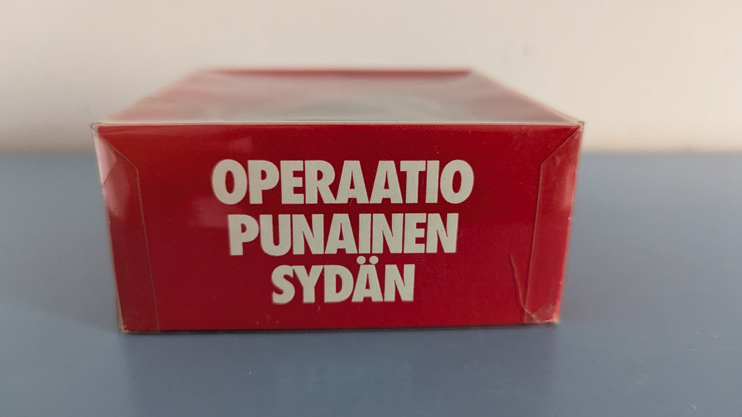 Riihimäen Lasi Punainen Sydän Paperipaino (1975, Alkuperäisessä Paketissa)