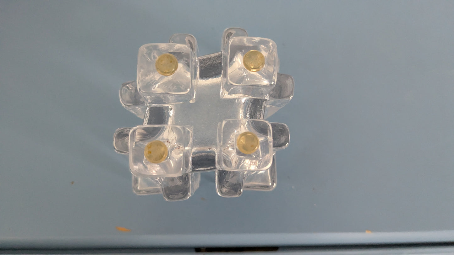 Riihimäen Lasi Paalutalo Maljakko (1968-1972, Signeerattu, Helena Tynell)