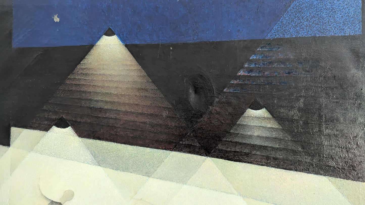 Jouko Nivarpää - Harjoitus (Signeerattu Öljyvärimaalaus 1963)