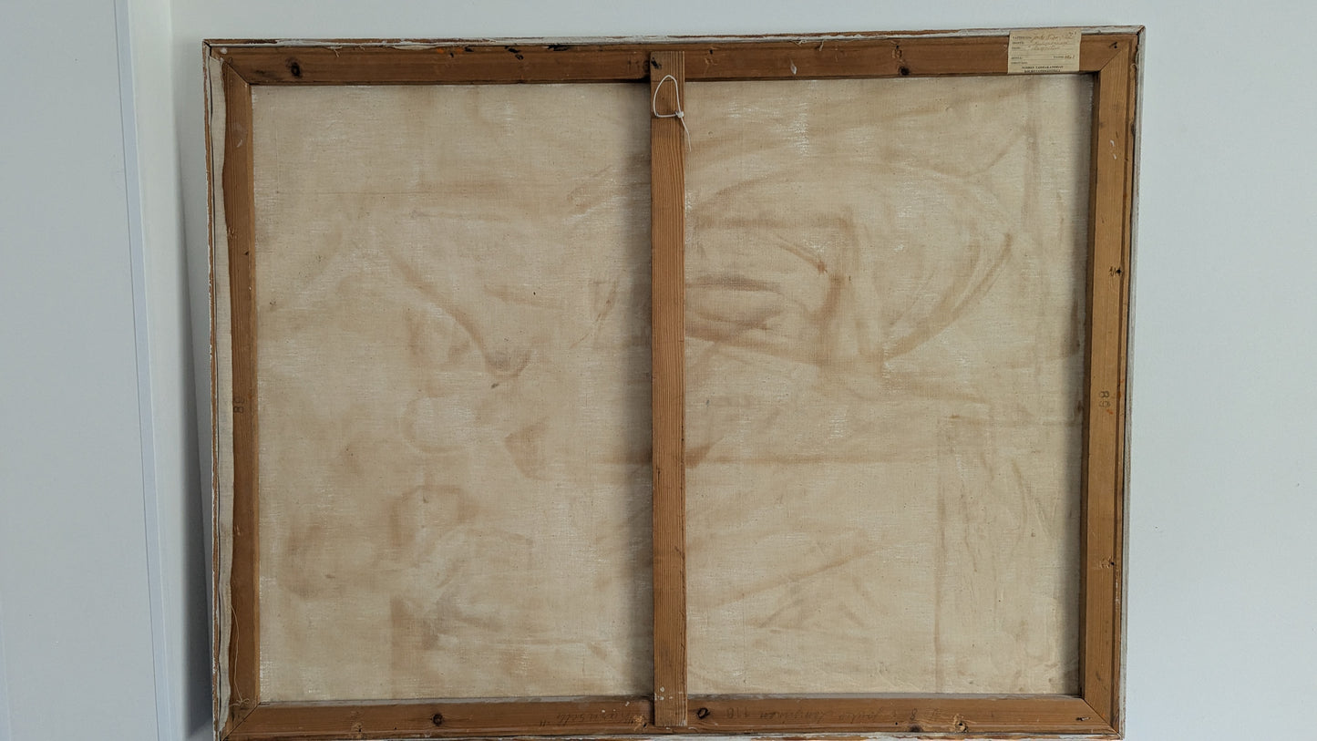 Jouko Nivarpää - Harjoitus (Signeerattu Öljyvärimaalaus 1963)