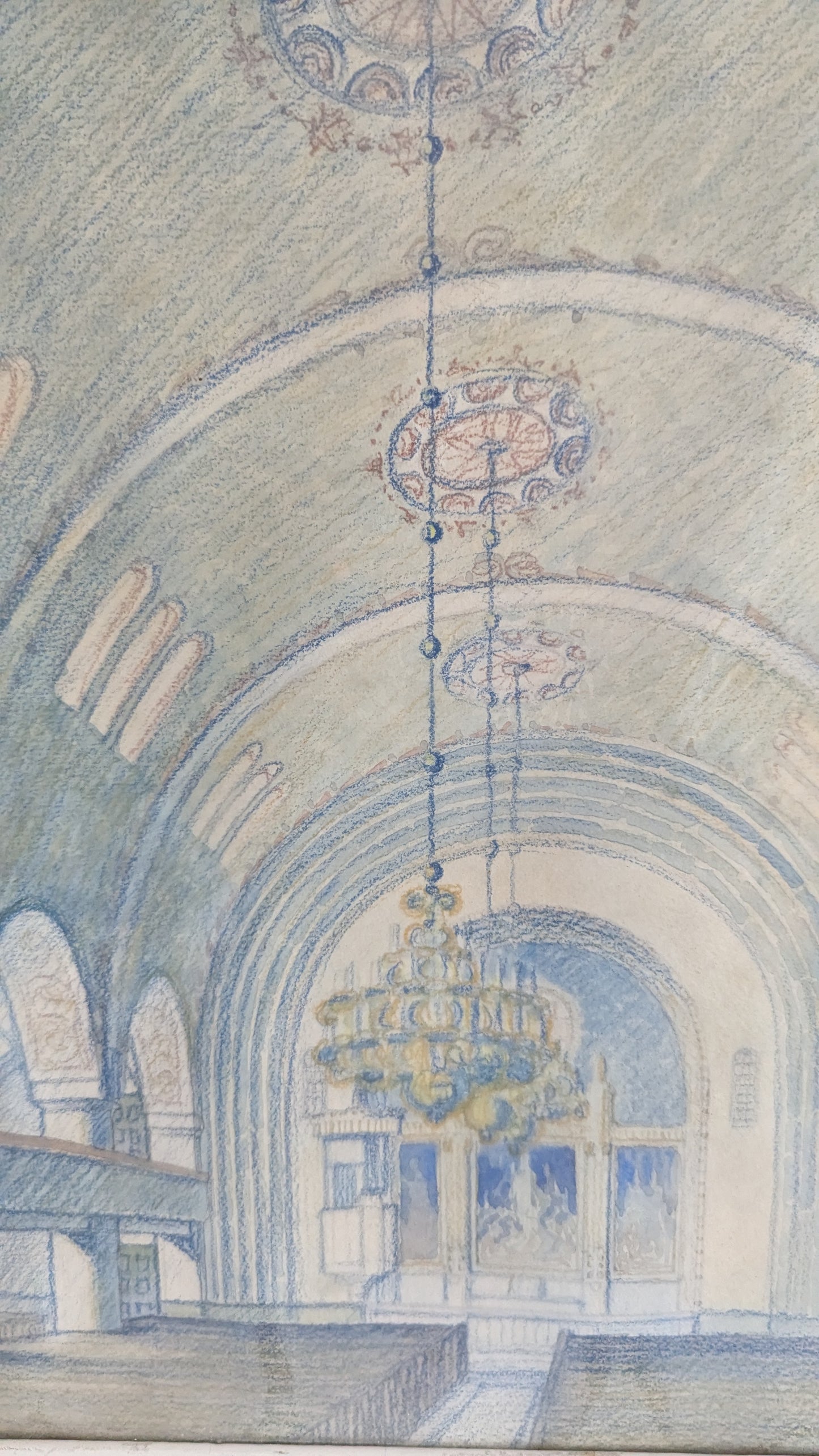 Kauno Sakari Kallio - Alavuden Kirkko (Sign. Sekatekniikkatyö 1914)