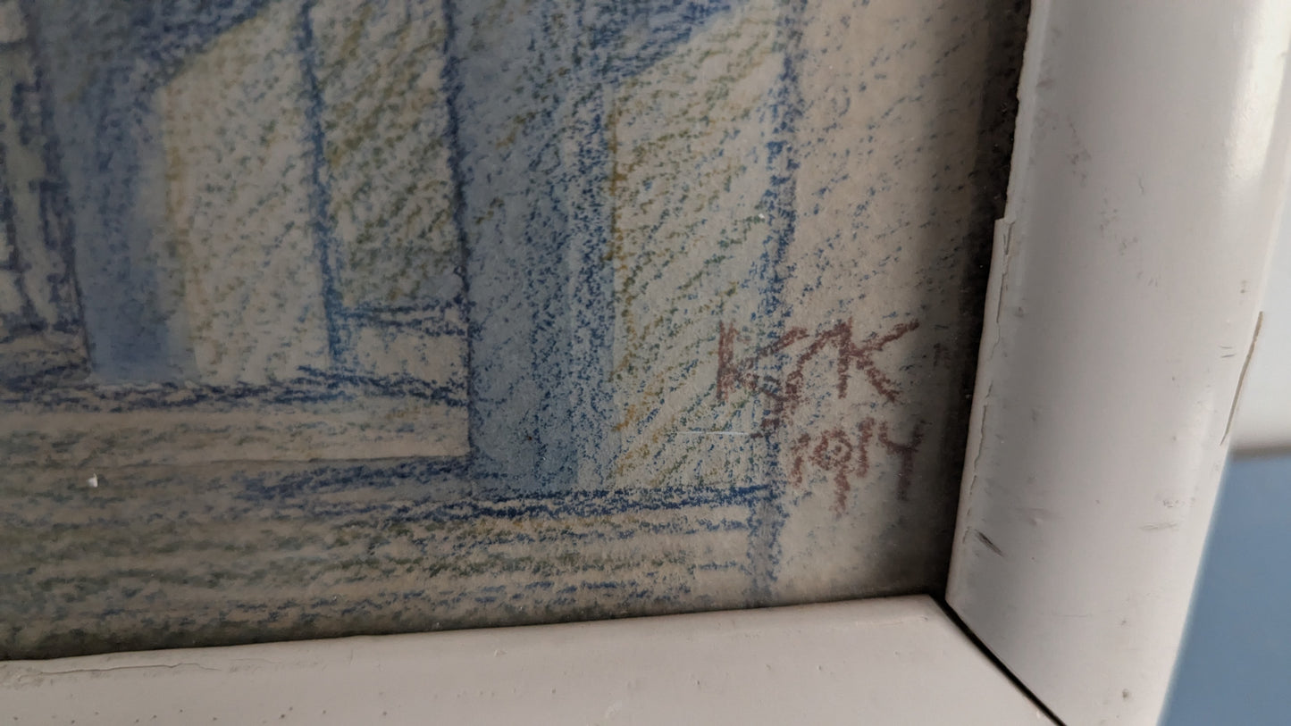 Kauno Sakari Kallio - Alavuden Kirkko (Sign. Sekatekniikkatyö 1914)