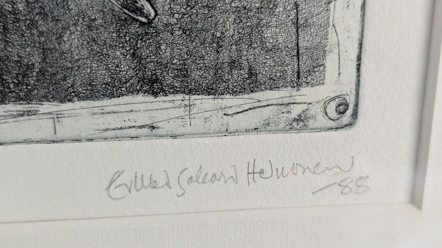 Erkki Sakari Heinonen - Andalucia Flamenco II (Signeerattu, Etsaus, 1988)