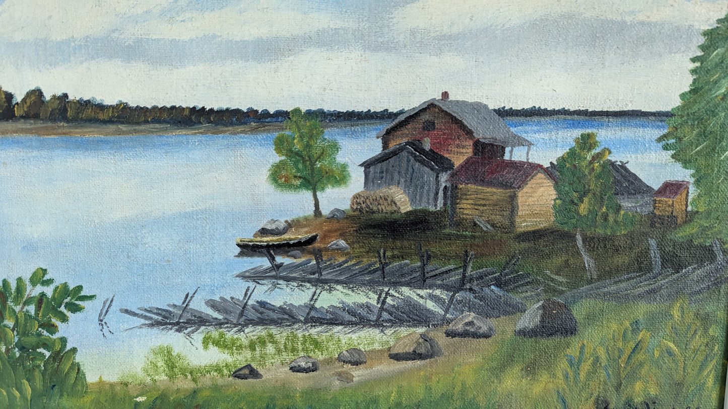 Arvid Lind - Signeerattu Öljyvärimaalaus (1928)