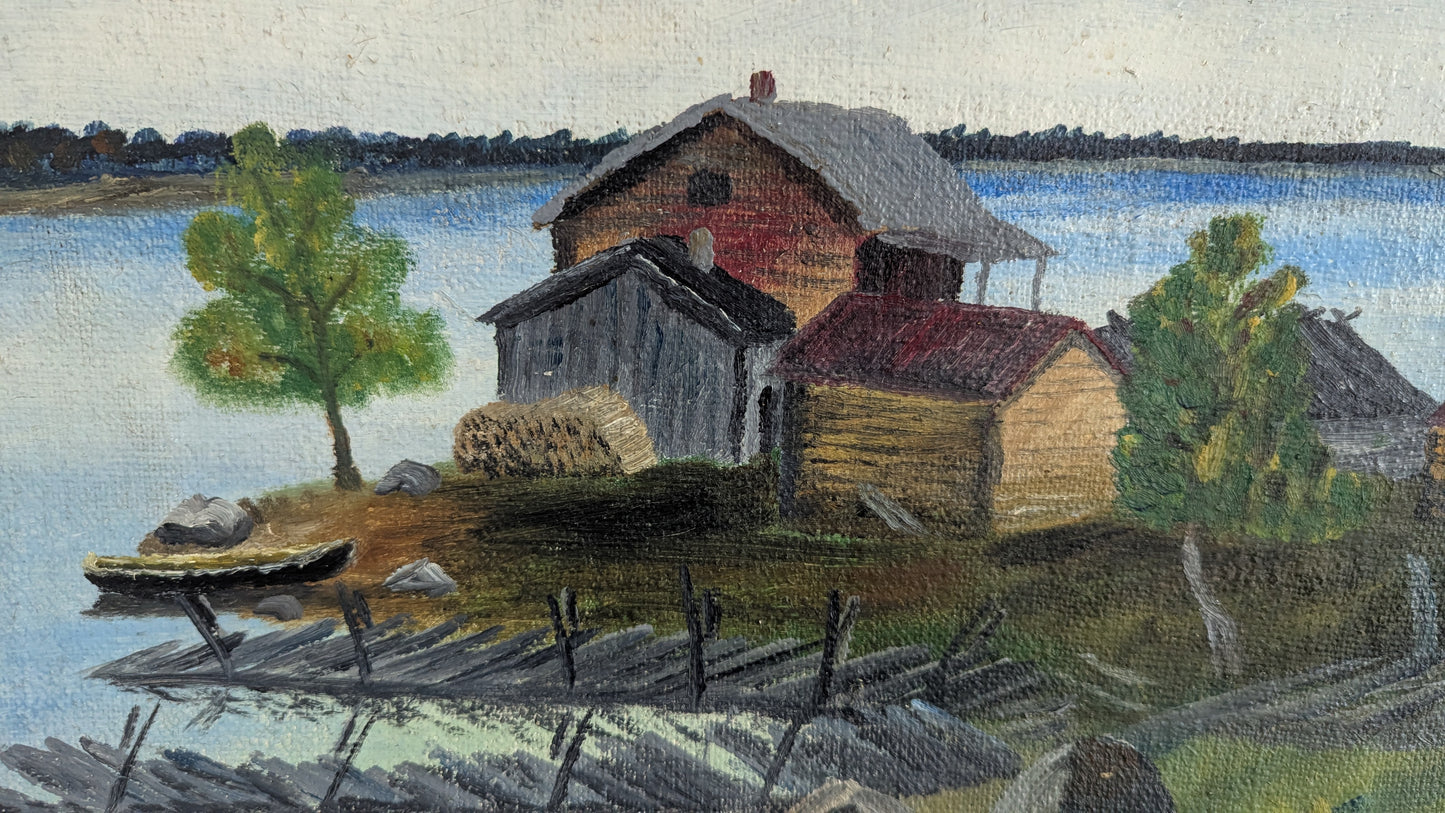 Arvid Lind - Signeerattu Öljyvärimaalaus (1928)