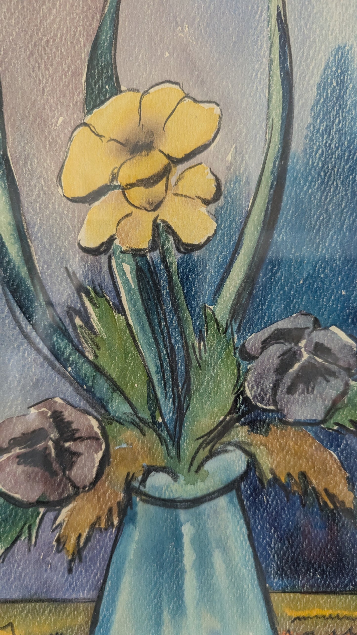 Urpo Purhonen - Signeerattu Sekatekniikkatyö (1957)