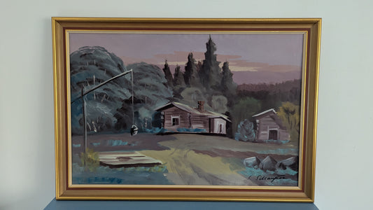 Sakari Sillanpää - Signeerattu Öljyvärimaalaus