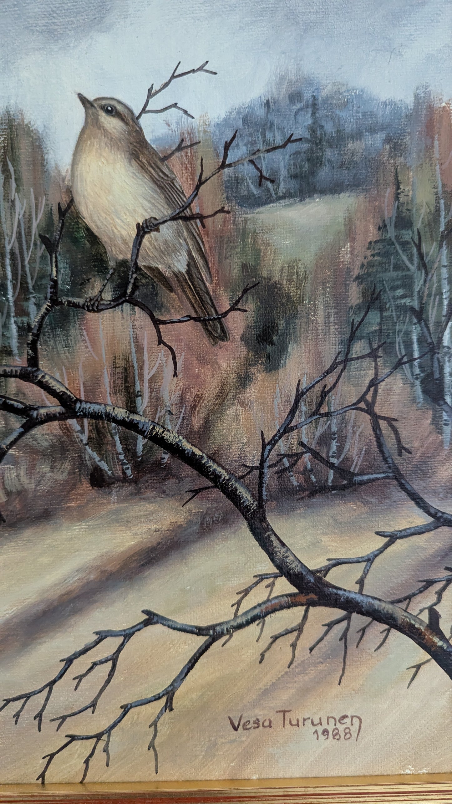 Vesa Turunen - Signeerattu Öljyvärimaalaus (1988)