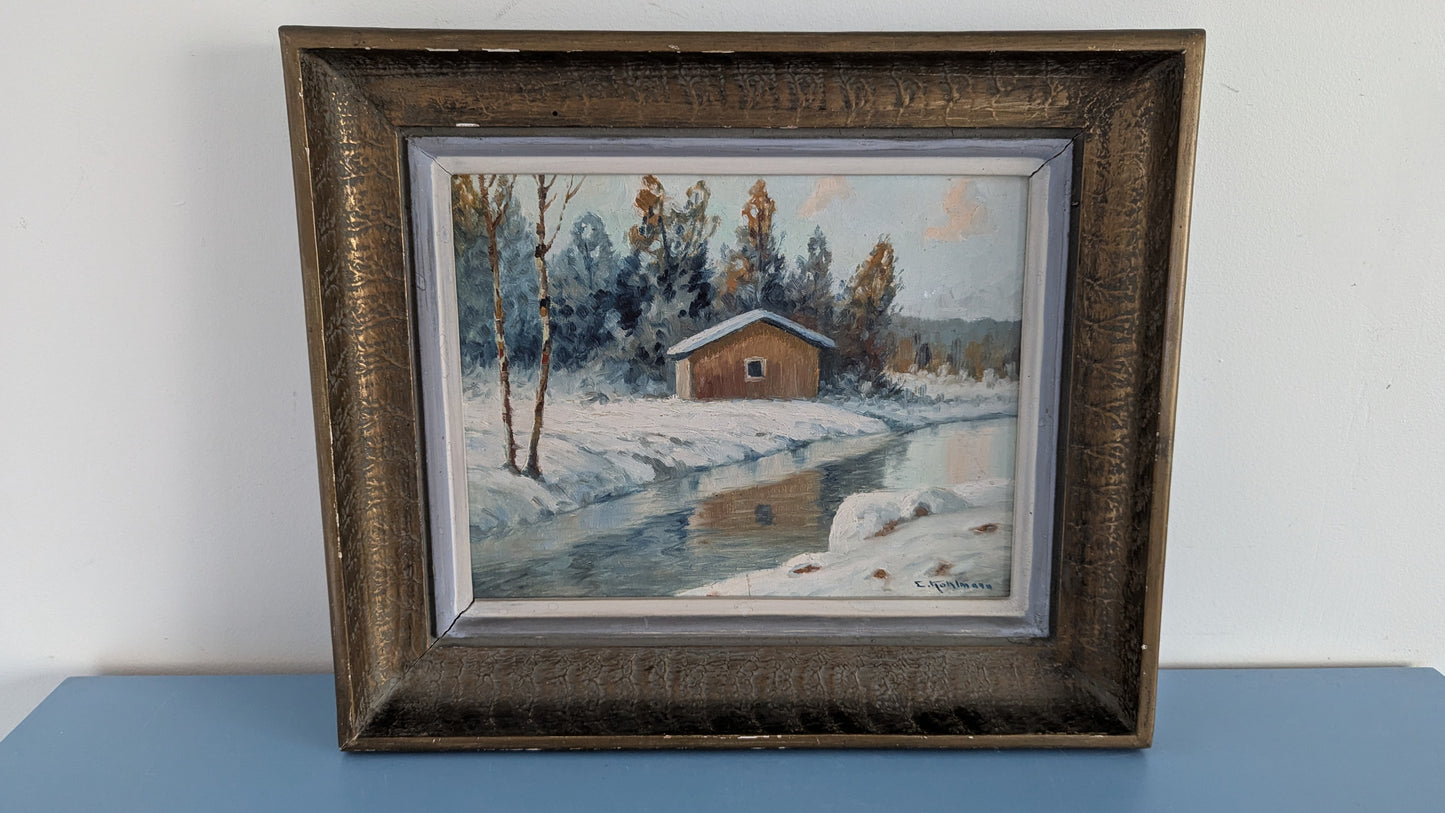 Ejnar Kohlmann - Signeerattu Öljyvärimaalaus