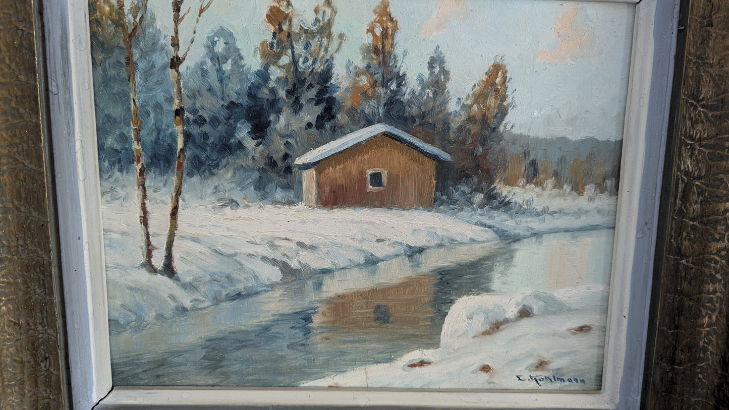 Ejnar Kohlmann - Signeerattu Öljyvärimaalaus