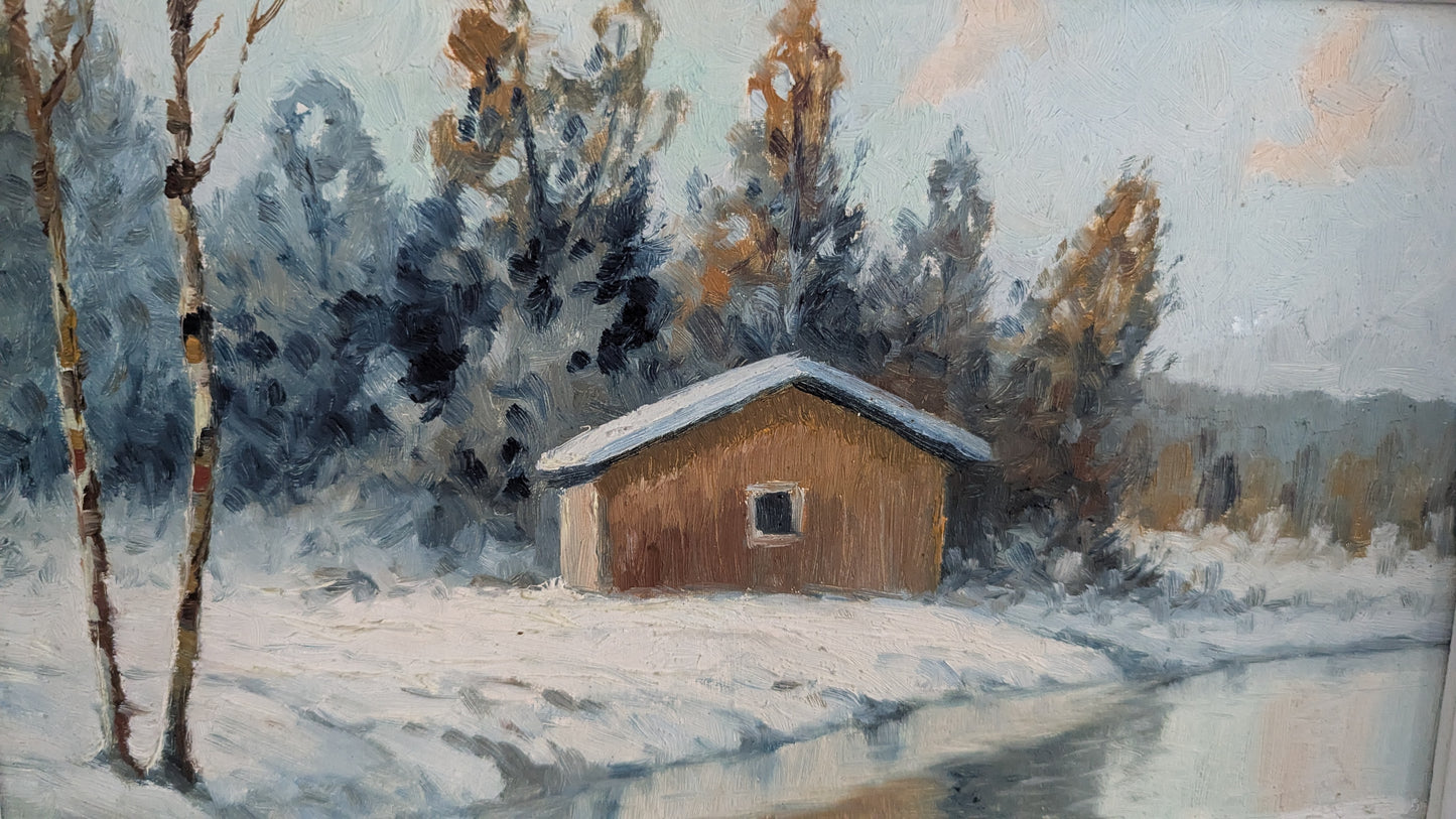 Ejnar Kohlmann - Signeerattu Öljyvärimaalaus