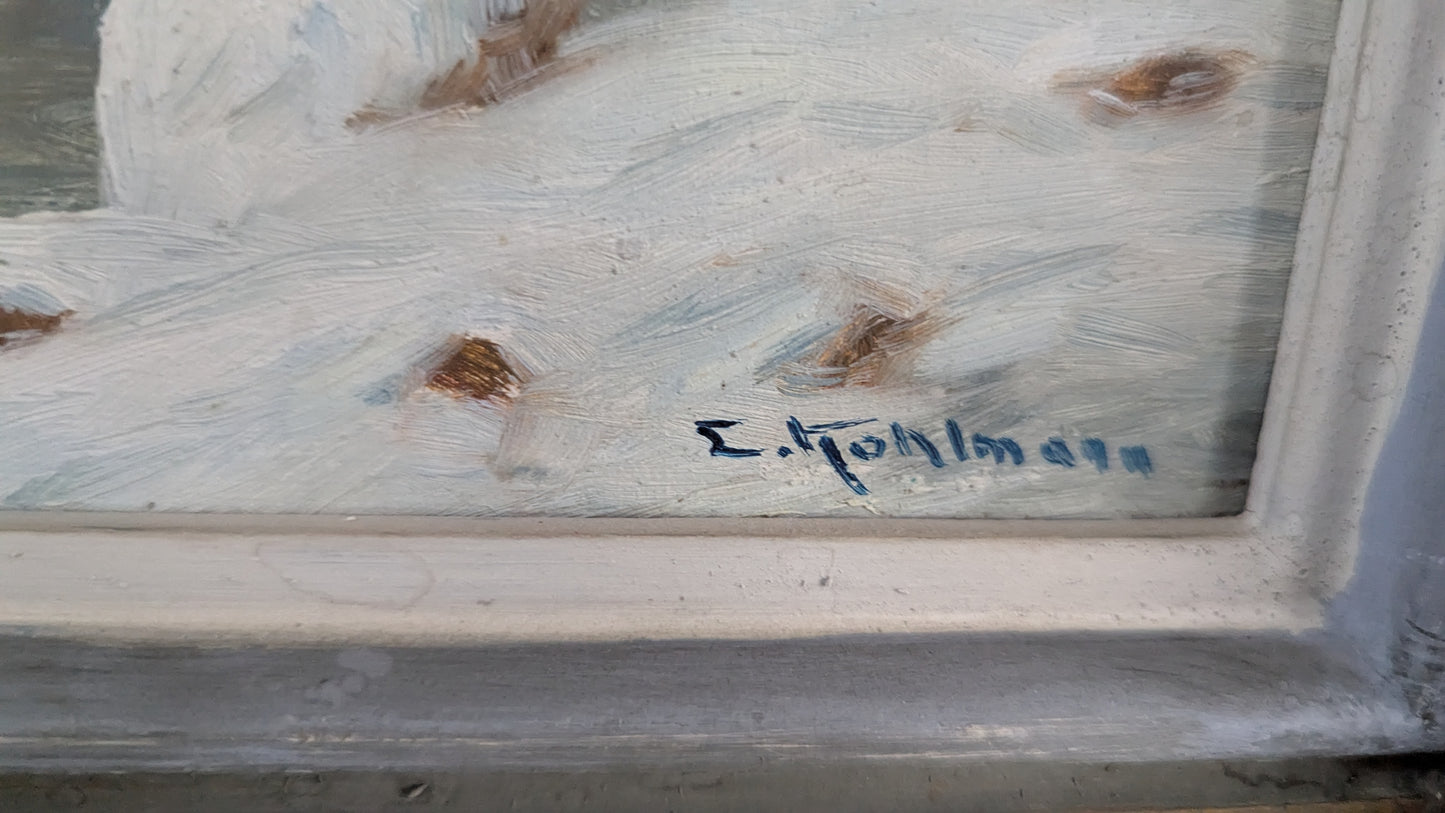 Ejnar Kohlmann - Signeerattu Öljyvärimaalaus