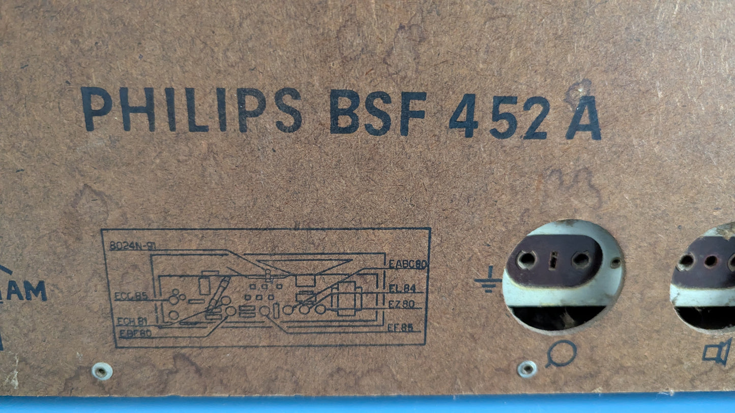 Philips BSF 452 A Putkiradio (1955)