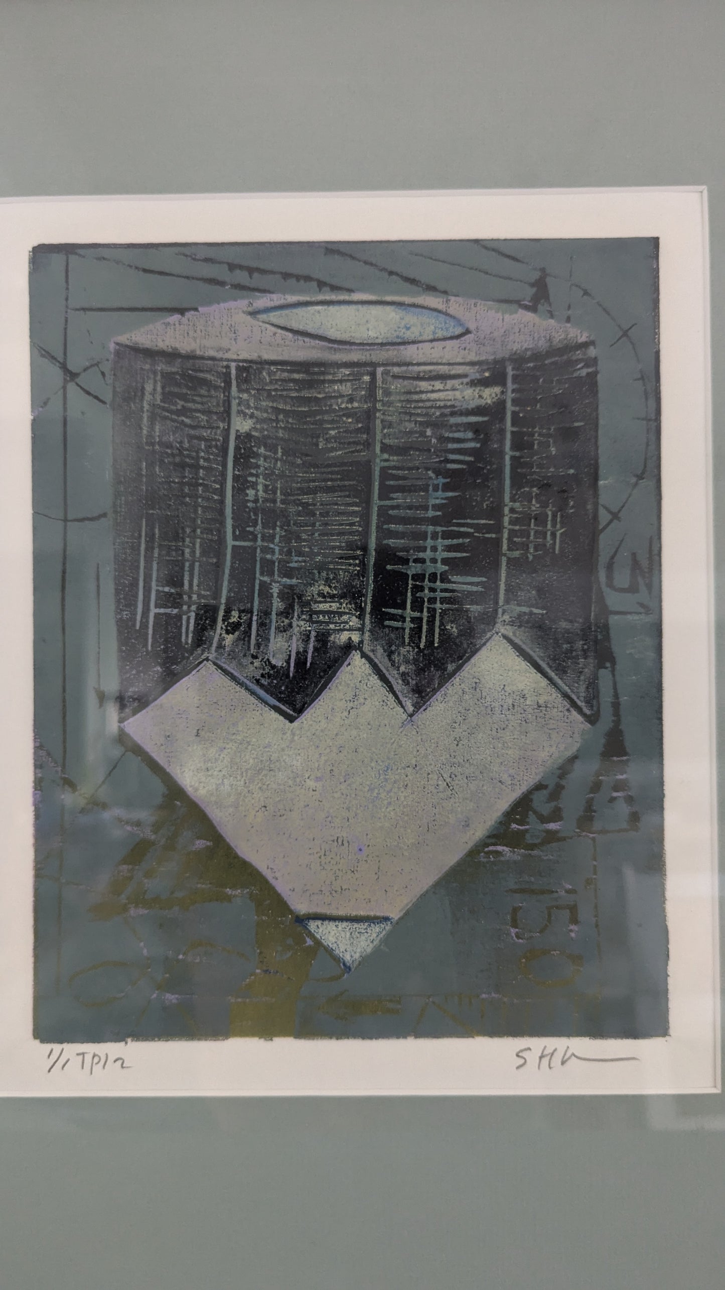 SH - Signeerattu Grafiikka (Monotypia)