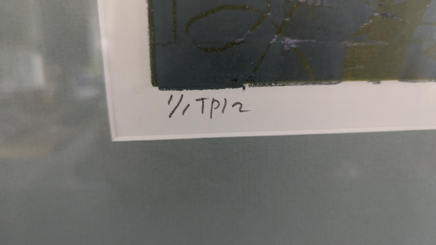 SH - Signeerattu Grafiikka (Monotypia)