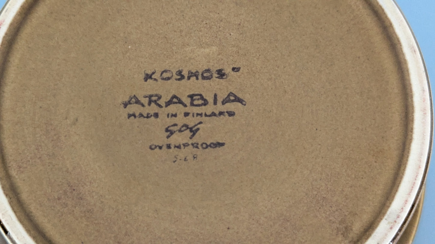 Arabia Kosmos Kulho / Uunivuoka (1963-1976, Gunvor Olin-Grönqvist)