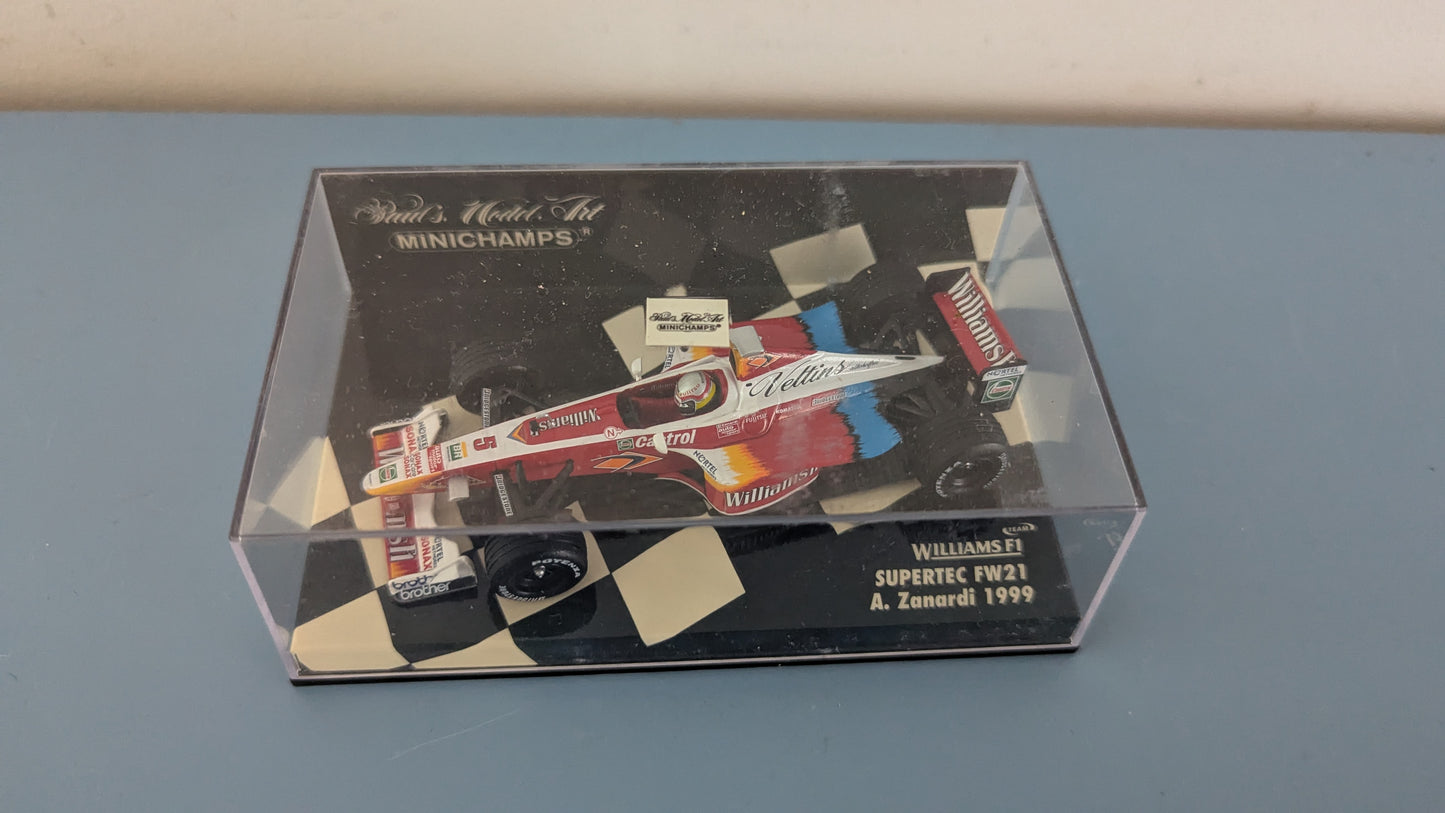 MiniChamps - Williams F1 Supertec FW21 / Alex Zanardi (Alkuperäisessä Paketissa)