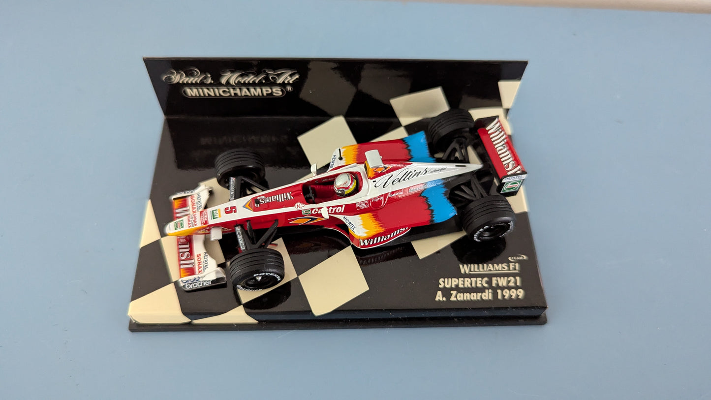 MiniChamps - Williams F1 Supertec FW21 / Alex Zanardi (Alkuperäisessä Paketissa)