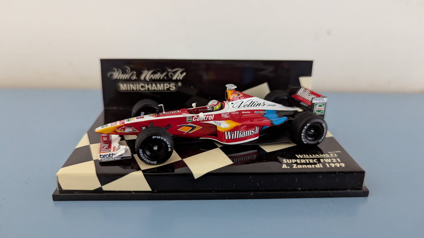 MiniChamps - Williams F1 Supertec FW21 / Alex Zanardi (Alkuperäisessä Paketissa)