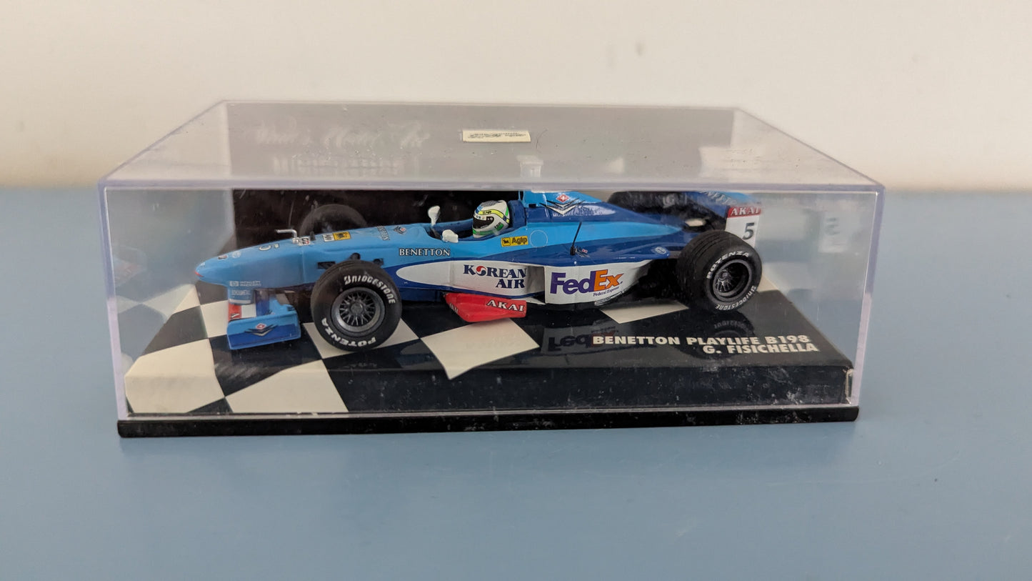 MiniChamps - Benetton Playlife B198 / Giancarlo Fisichella (Alk. Paketissa)