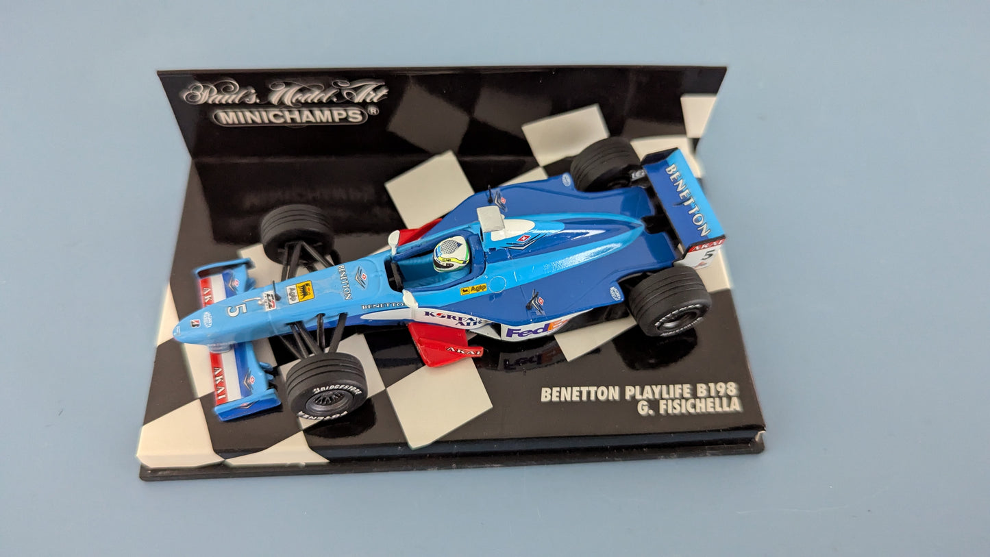MiniChamps - Benetton Playlife B198 / Giancarlo Fisichella (Alk. Paketissa)