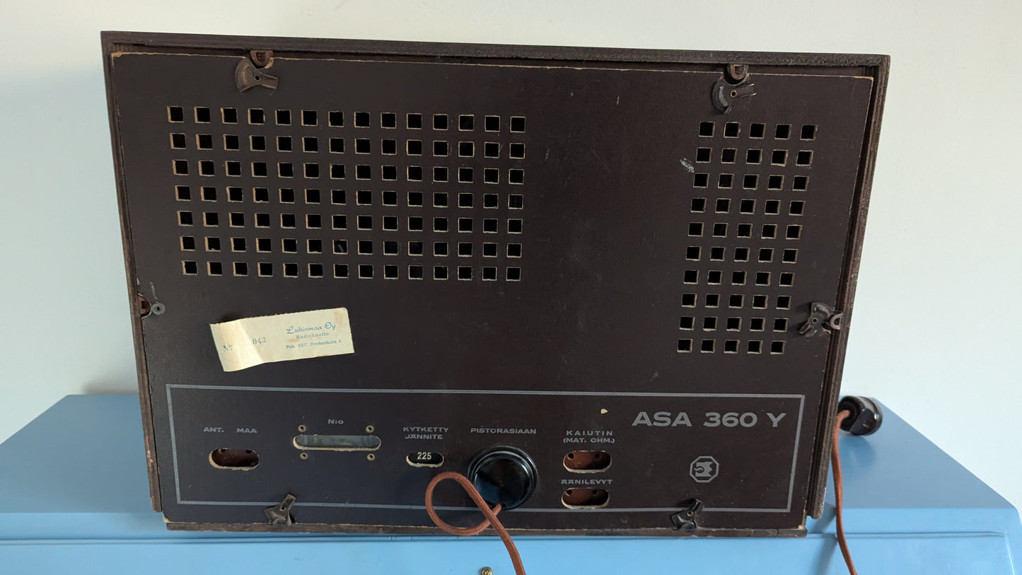 ASA 360 Y Putkiradio (1945)