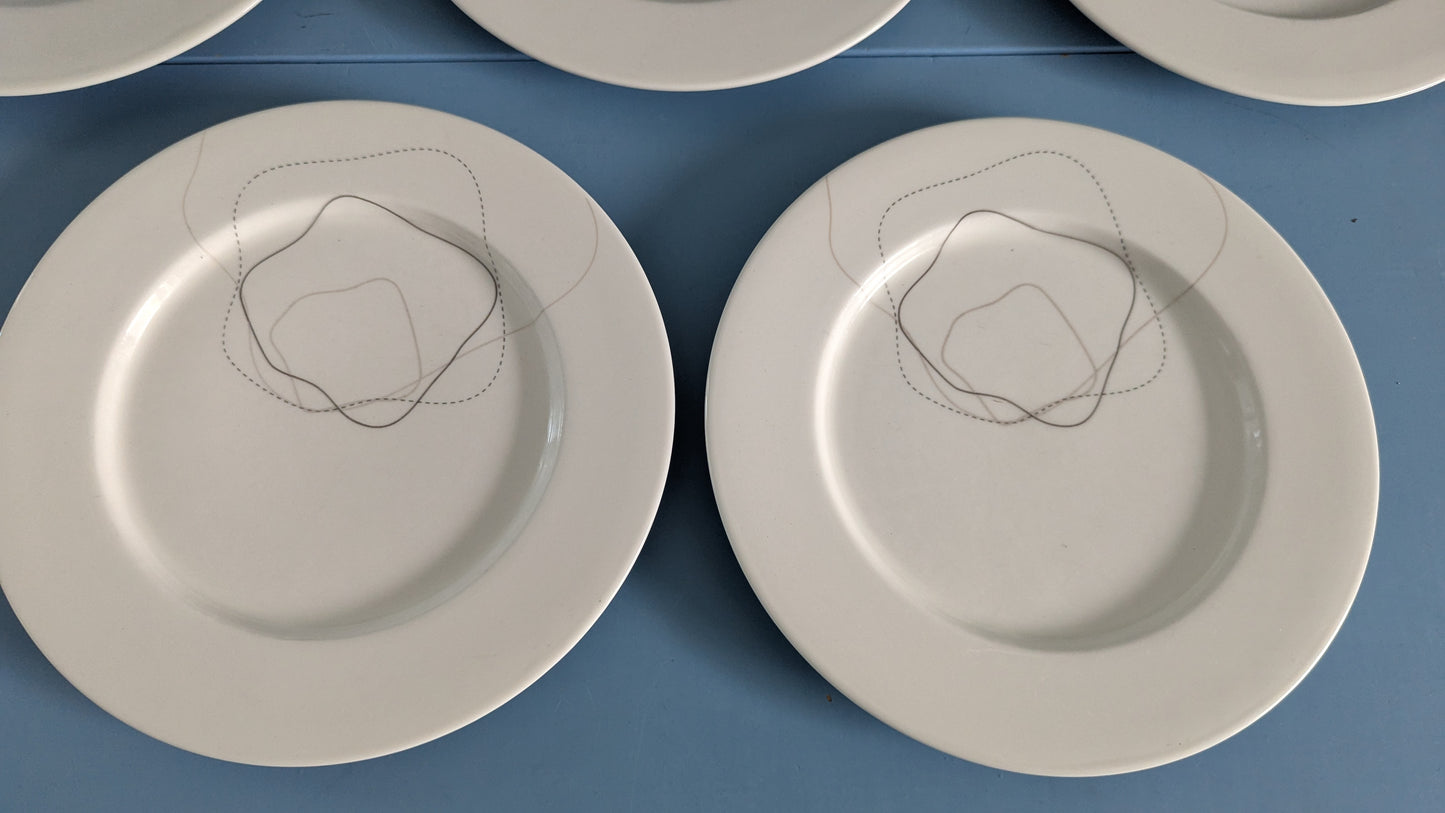 Arabia / Iittala - Aika Graphics Ruokalautanen (5kpl, 2006-2007, Heikki Orvola)