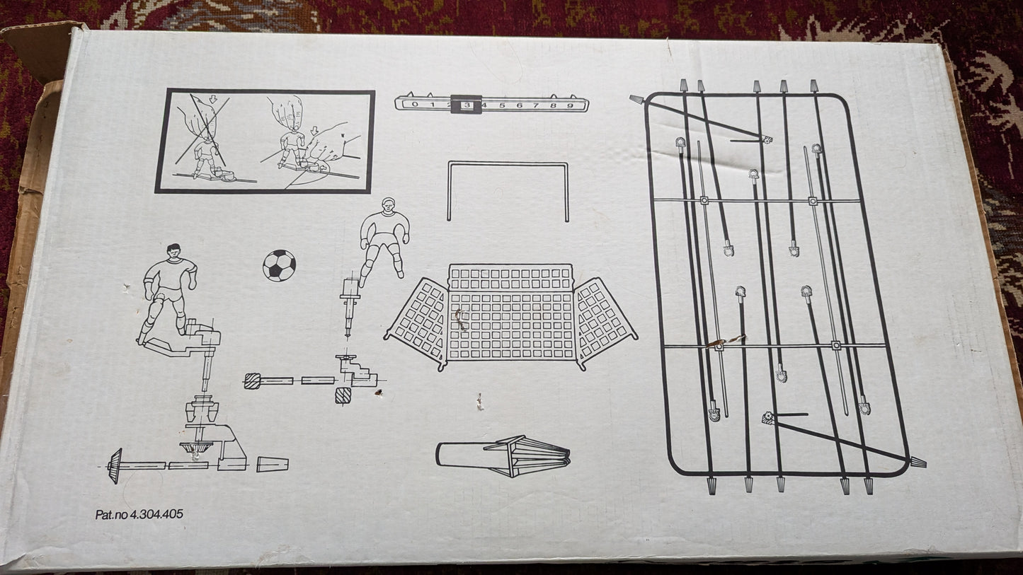 Bock Plast -  Pola 600 Jalkapallopeli / Pöytäfutis (1970-luku, Made in Finland)